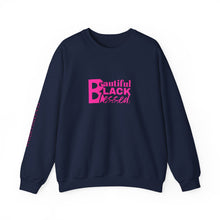 Load image into Gallery viewer, Beautiful. Black. Blessed. Crewneck
