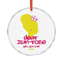 Load image into Gallery viewer, Dear Black Girl Glass Ornament