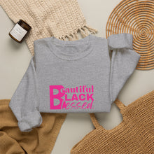 Load image into Gallery viewer, Beautiful. Black. Blessed. Crewneck