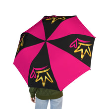 Load image into Gallery viewer, Pink and Black Graffiti Foldable Umbrella
