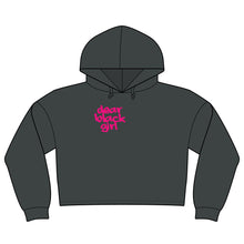Load image into Gallery viewer, Dear Black Girl Cropped Hoodie — Empowering Women's Graphic Hooded Sweatshirt