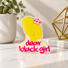 Load image into Gallery viewer, "Dear Black Girl" Silhouette Crown Pin