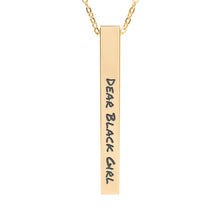 Load image into Gallery viewer, Dear Black Girl™ — Yes, You Can Necklace