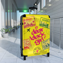 Load image into Gallery viewer, Dear Black Girl Bright Yellow Suitcase