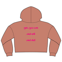 Load image into Gallery viewer, Dear Black Girl Cropped Hoodie — Empowering Women's Graphic Hooded Sweatshirt