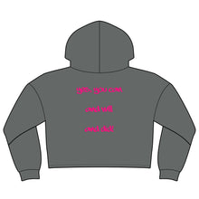 Load image into Gallery viewer, Dear Black Girl Cropped Hoodie — Empowering Women's Graphic Hooded Sweatshirt