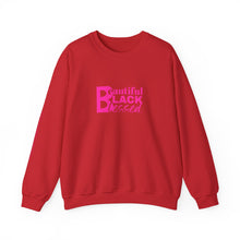 Load image into Gallery viewer, Beautiful. Black. Blessed. Crewneck