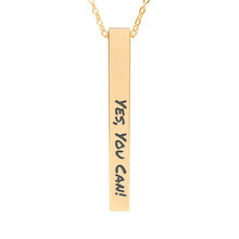 Load image into Gallery viewer, Dear Black Girl™ — Yes, You Can Necklace