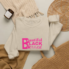 Load image into Gallery viewer, Beautiful. Black. Blessed. Crewneck
