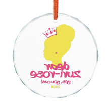 Load image into Gallery viewer, Dear Black Girl Glass Ornament
