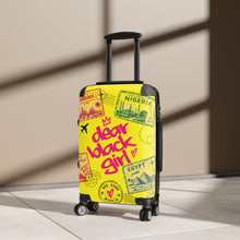 Load image into Gallery viewer, Dear Black Girl Bright Yellow Suitcase
