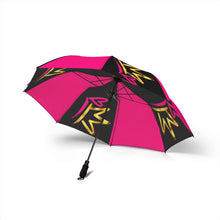 Load image into Gallery viewer, Pink and Black Graffiti Foldable Umbrella
