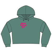 Load image into Gallery viewer, Dear Black Girl Cropped Hoodie — Empowering Women's Graphic Hooded Sweatshirt
