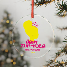 Load image into Gallery viewer, Dear Black Girl Glass Ornament
