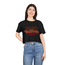 Load image into Gallery viewer, Fearfully and Wonderfully Made Cropped Tee
