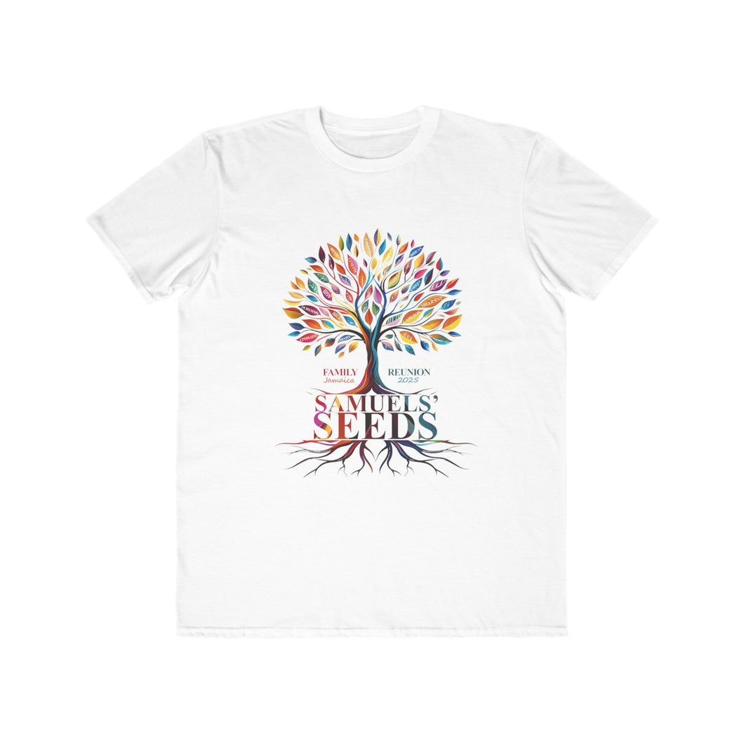 Men's Lightweight Family Roots Tee - Samuel's Seeds - Celebrate Togetherness