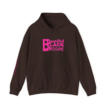 Load image into Gallery viewer, Beautiful. Black. Blessed. Hoodie

