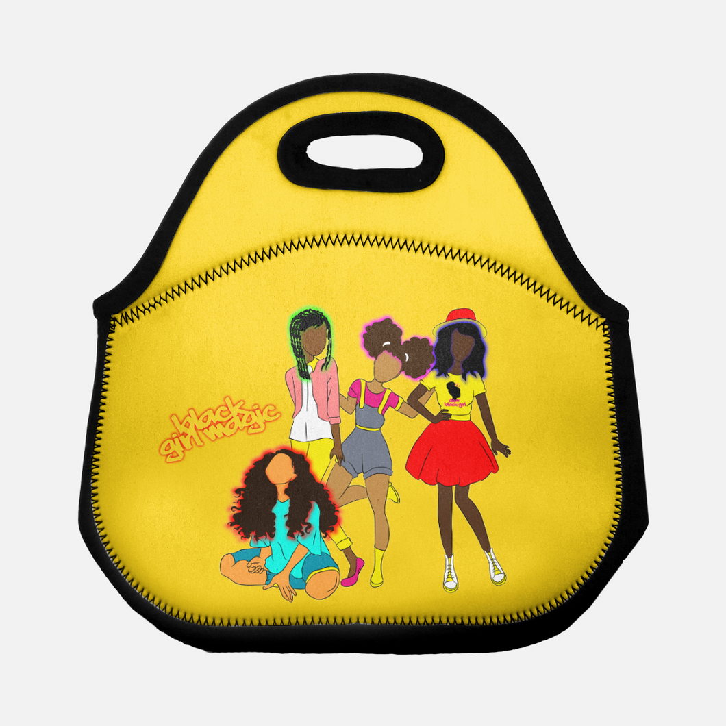 Black Girl Magic Lunch Tote - Sunshine